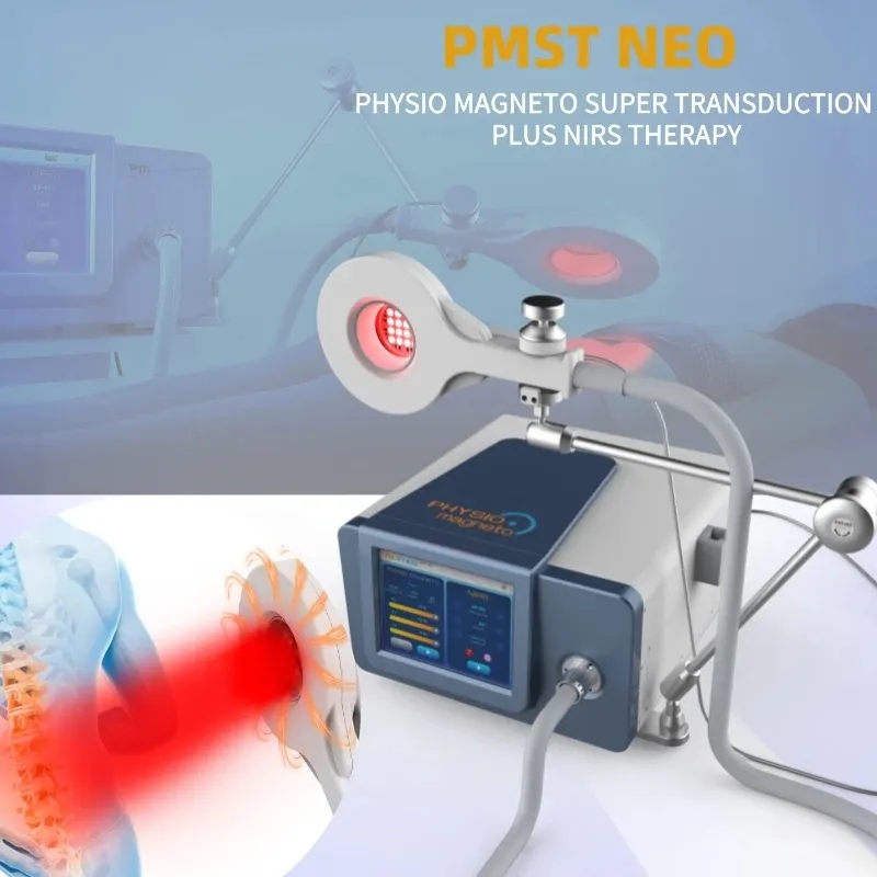 عناصر تدليك أخرى 2 في 1 فيزيو Magneto Transduction Red Light Therapy مع معدات علاج العلاج الطبيعي بالأشعة تحت الحمراء لتخفيف آلام الإصابات الرياضية