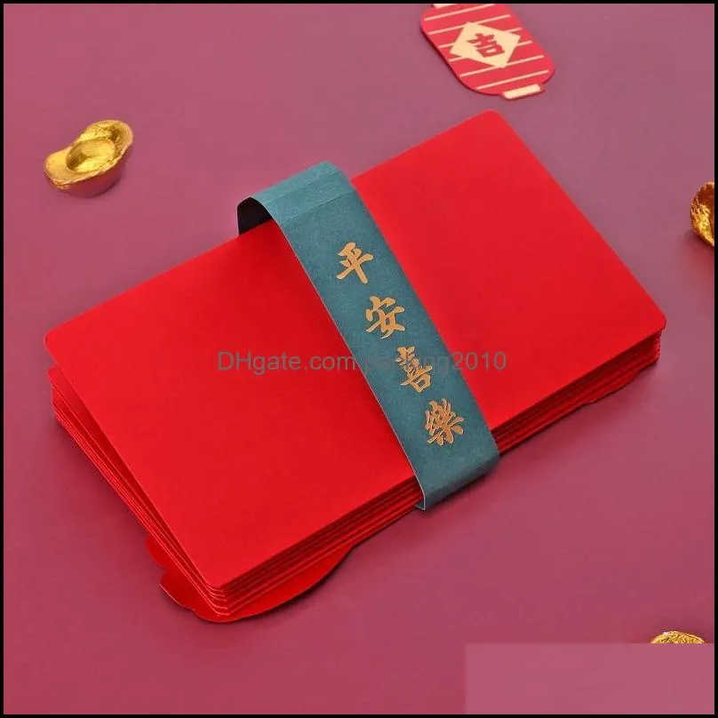 Gift Wrap Chinese Red Envelopes R Year 2022 Of Tiger Hong Bao Packet For Spring Festival/Wedding/Birthday/Children