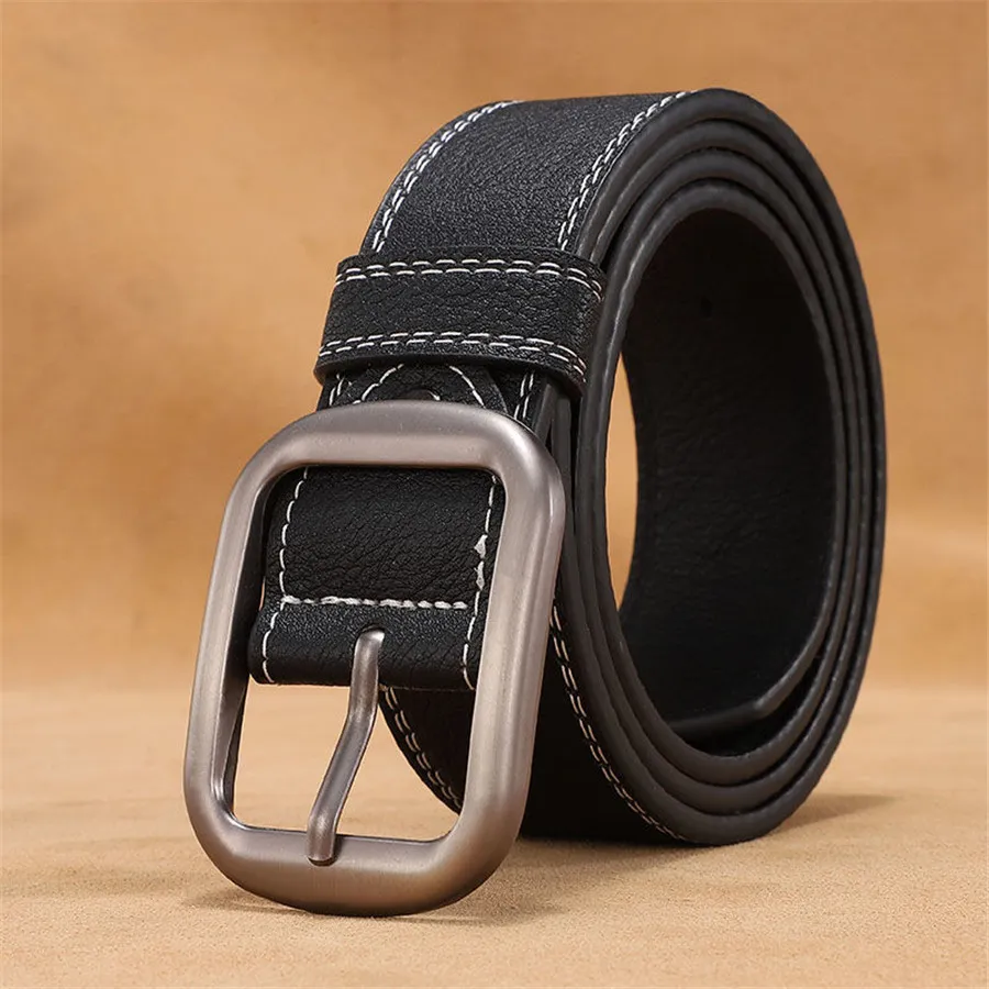 MEN MENSERES BLOTS WAISTBAND CEINTURE BRASS BOCKLE HULLINE LEATHINE CLASSICAL BELL