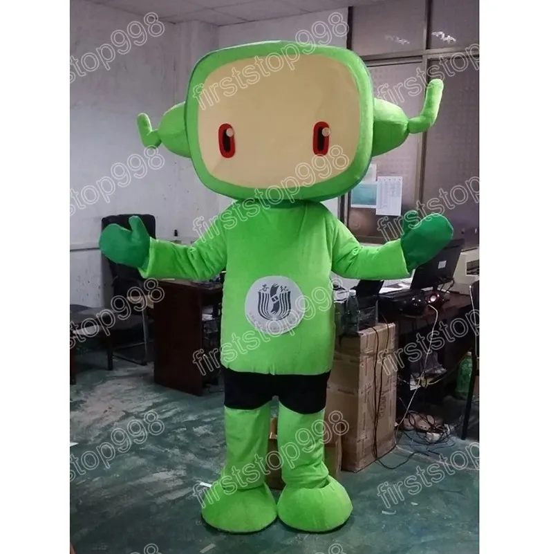 Costume da mascotte robot di Halloween Costume da personaggio dei cartoni animati di alta qualità Completo da adulto unisex Vestito da carnevale di Natale