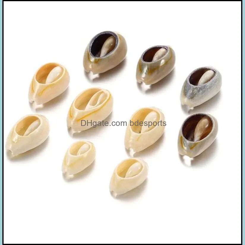 50Pcslot Natural Small Sea Conch Shape Shell Diy Jewelry Finding Accessories Supplies Seashell Necklace Bracelet Wmtuje T8Kyw Bead 2085