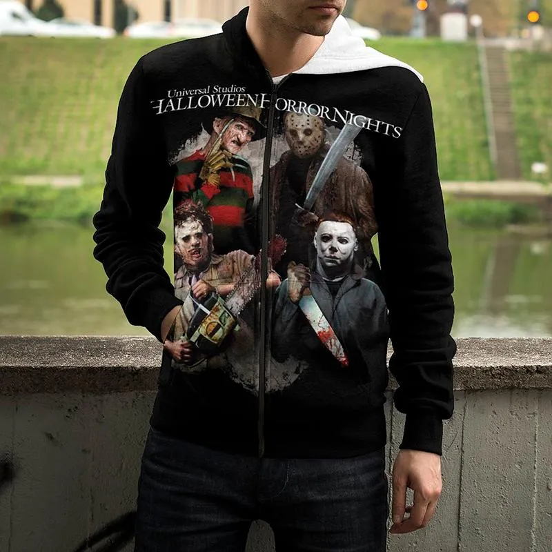 Mens horror hoodies hotsell