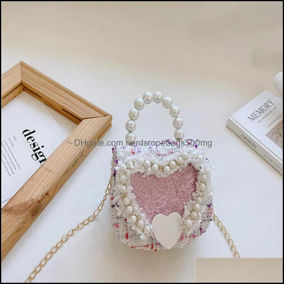 Other Home Decor Korean version of love children`s bag girl messenger bag fashion princess baby cute shoulder handbag little
