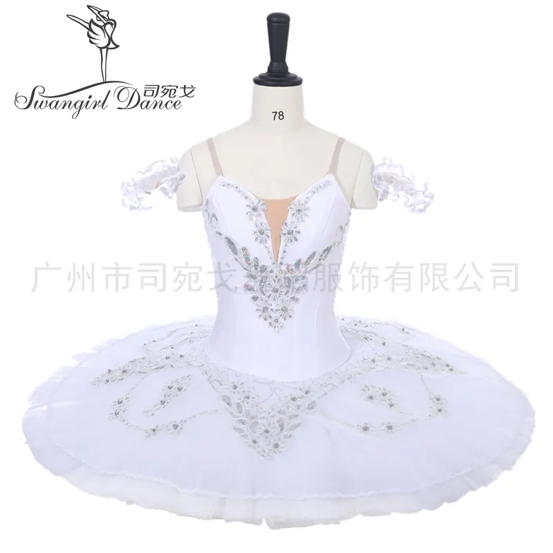 Tutu Ballerine Professionnel Pour Filles | Robe De Danse Plateforme Crêpe Pour Ballet Et Spectacles
