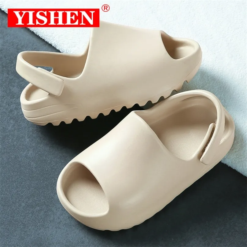 YISHEN Baby Toddler Kids SlipOn Fashion Sandali Ragazzi Ragazze Beach Summer Slides Bone Resin Bambini Scarpe da acqua leggere 220617