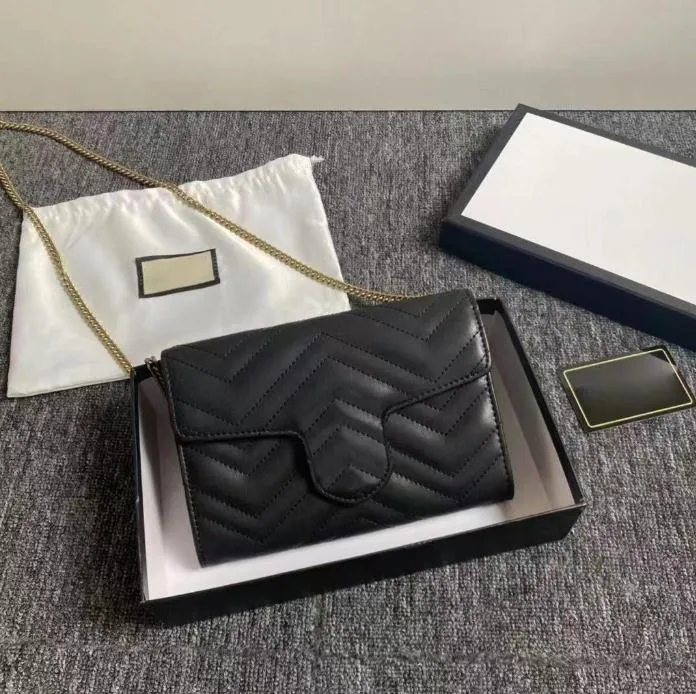 22 luxe ontwerpers tassen handtas portemonnees vrouw mode clutch portemonnee bij het zwembad Felicie Chain