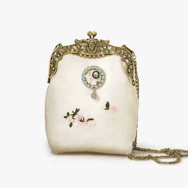 Tas onderdelen accessoires deel china fabriek levering diy vintage naaien portemonnee 16 cm metalen handtas hangerbag