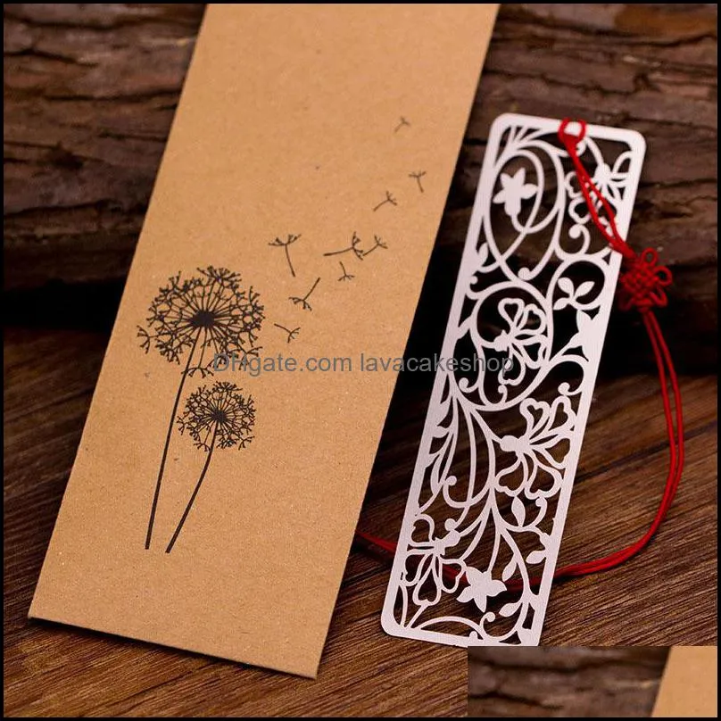 1pc cute vintage bookmarks creative hollow metal book marks for kids girls gift office school supplies novelty stationery