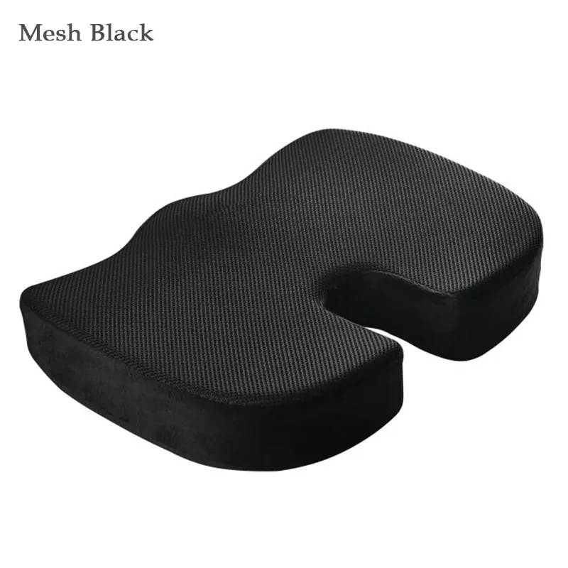 Cuscino Coccige Memory Foam ammortizzatore di sede coccige ortopedico massaggio emorroidi ammortizzatore della sedia dell'ufficio auto sollievo dal dolore for sedia a rotelle Support Pillows 83