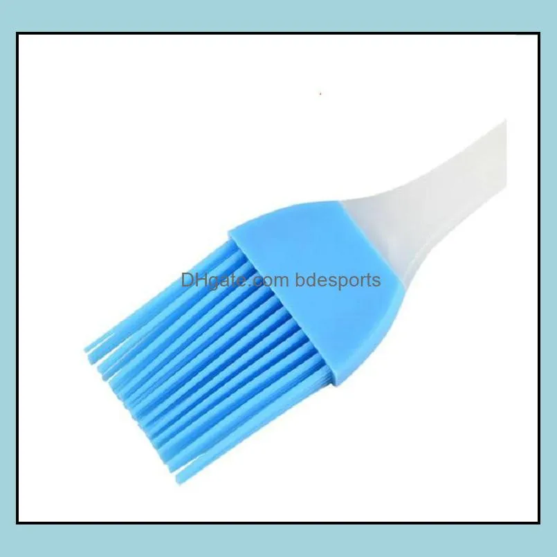 17cm Slicicone Basting Brush Flexible Silicone Brushs Sweep Griling Cook Kitchen Pastry Brushes Soft High Temperatire Brush BBQ Tool