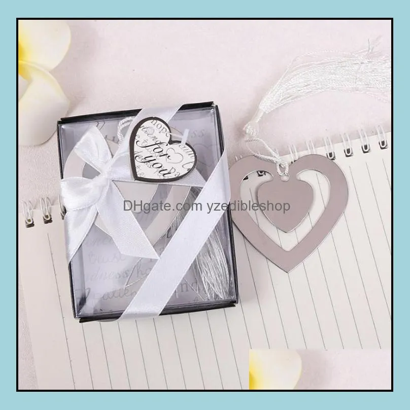my heart bookmark for party boy girl baby shower souvenirs graduation baptism wedding favor and gifts for guest sn1378