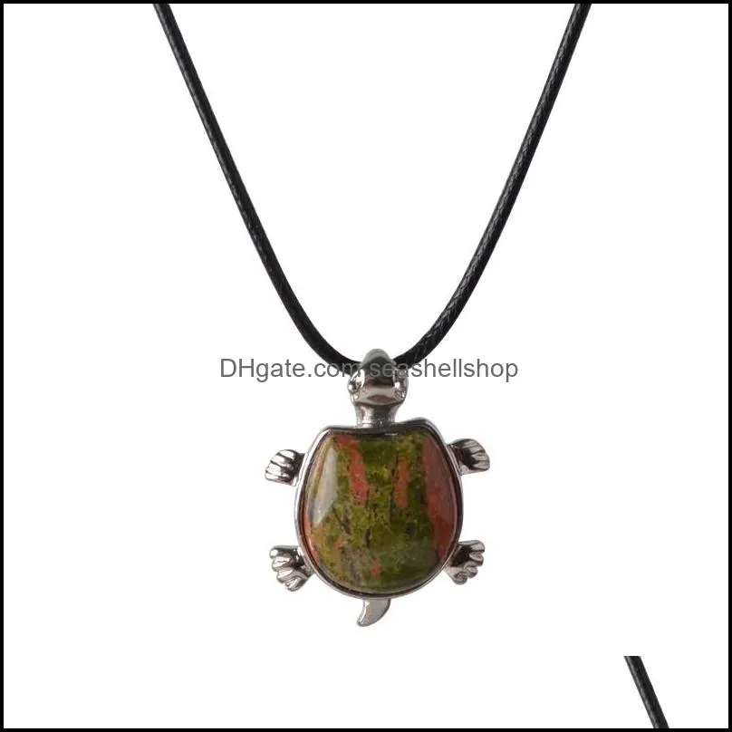 2017 natural red carnelian turtle crystal pendant women charka healing tortoise jewelry necklace 18