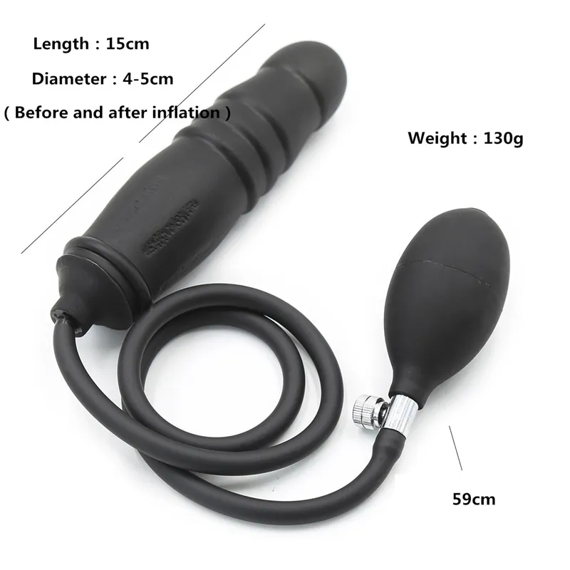 Erotische Anale Speeltjes Opblaasbare Siliconen Butt Plug 4 Stijlen Vaginale Prostaat Massager Dildo sexy Producten voor Volwassenen