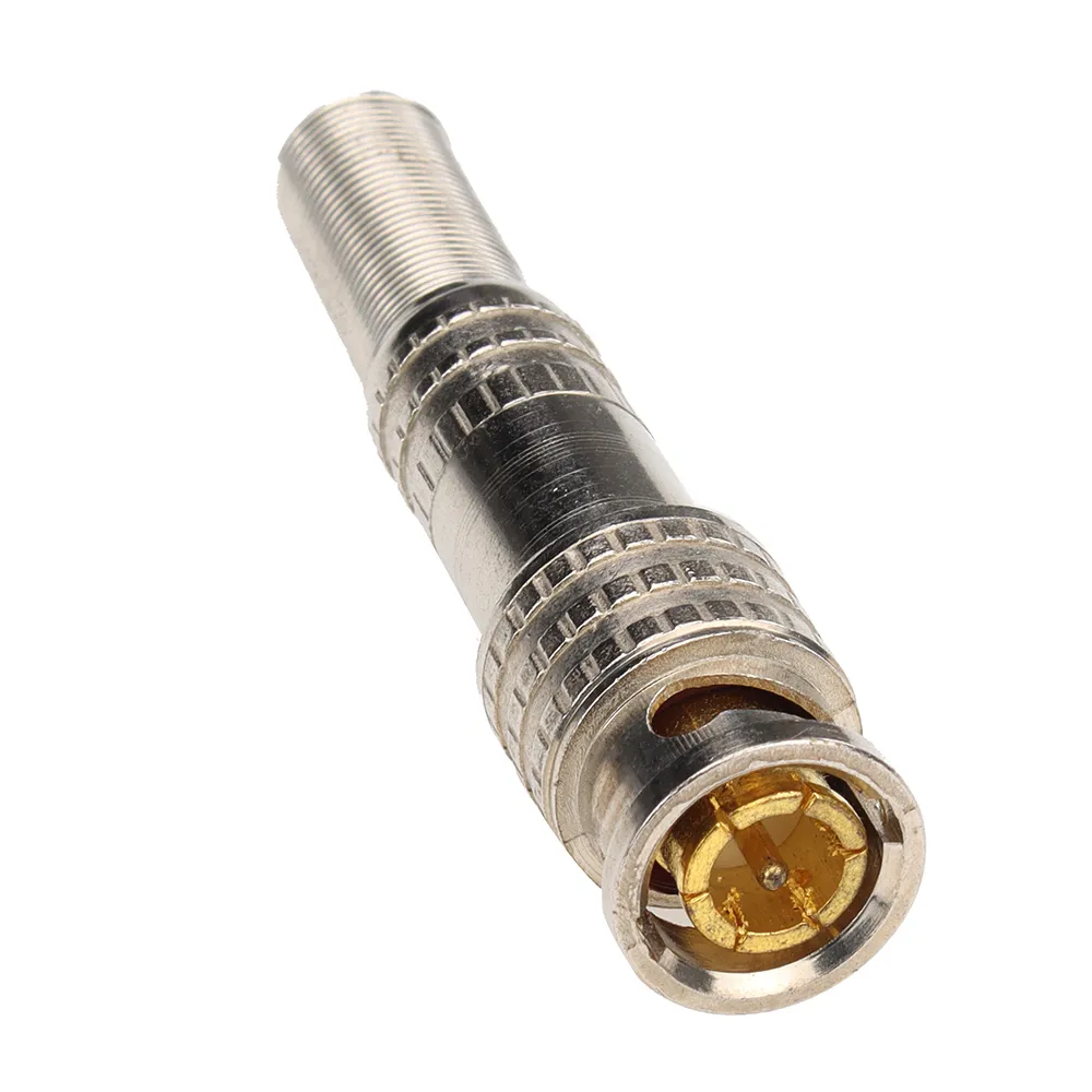 10Pcs Bnc Male Connector For Twist-On Coaxial Rg59 Cable CCTV