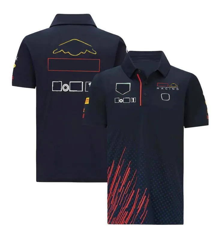 F1 Formula One Racing Polo Suit New Lapel T-shirt with the Same Custom c6