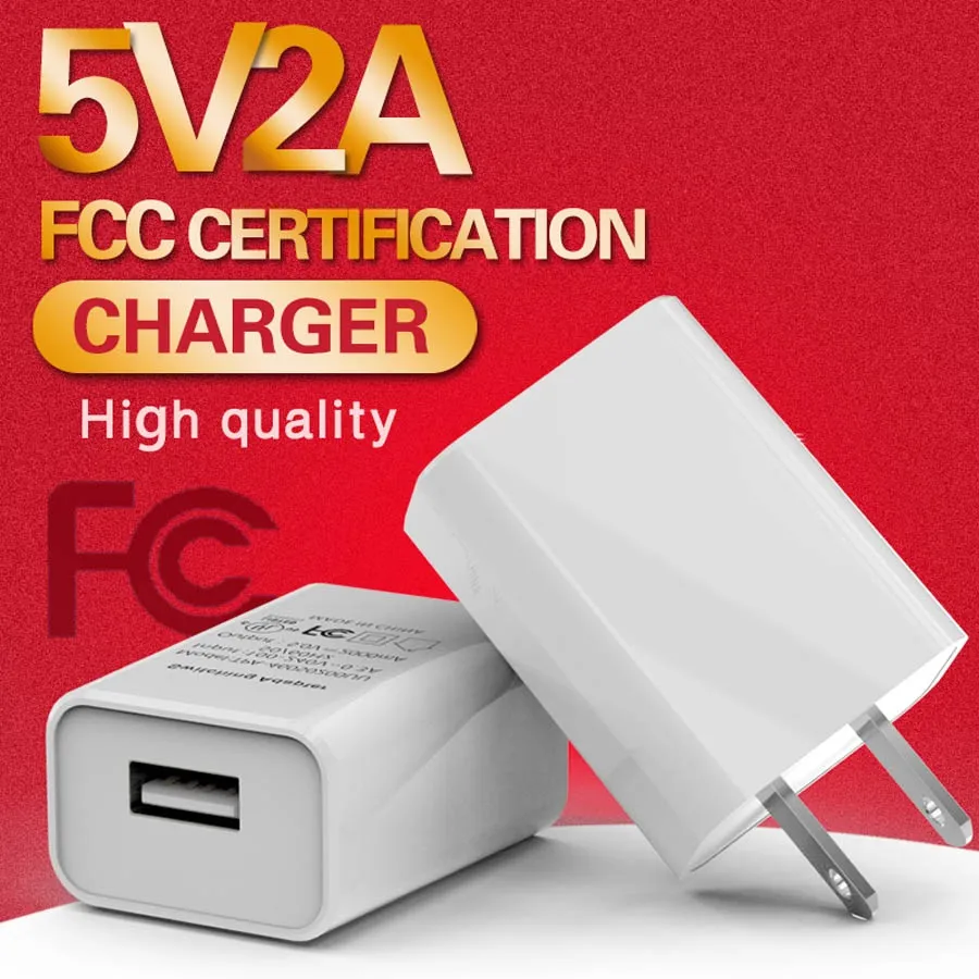 Mini USB Wall Charger 5V 2A شواحن السفر المحمولة محول الطاقة الشحن السريع لجهاز الكمبيوتر اللوحي للهاتف المحمول للهاتف المحمول