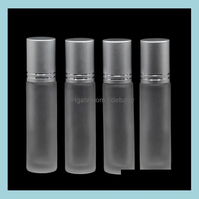 Packing Bottles Office School Business Industrial Matting Glass Roll On 10Ml Empty Fragrance Per Essentia Ddc