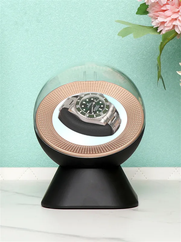 Rolex Mekanik Shaker Tek Kutu Rotator Süper Sessiz Motor 220624 Için Driklux Otomatik İzleme