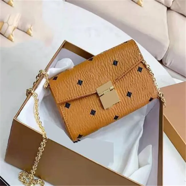 Bolsos de mano de alta calidad para mujer, bolso de mensajero con estampado de Mletter de diseñador de lujo para mujer, bolsos de cadena a la moda, bolso cruzado de cuero Pu, bolso de mano