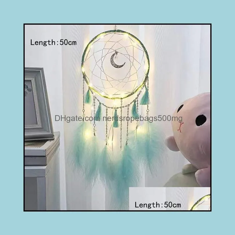 Arts And Crafts Girl Dream Catcher Wind Chimes Home Hanging Dreamcatcher Kids Children Bedroom Baby Room Decoration Aesthetic Accessories