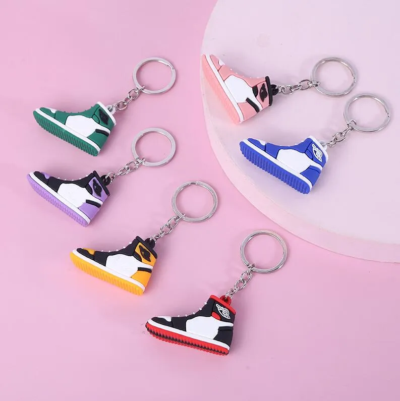 dhgatesvip8 Creative Mini PVC Sneaker 3D Sneaker Keychain for Men and Women - Perfect for Gym, Sports, and Basketball - Bulk Price