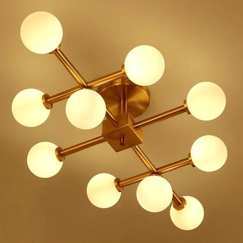 Pendant Lamps Nordic Gold Modern Light Ceiling Lamp Glass Hanging LampPendant