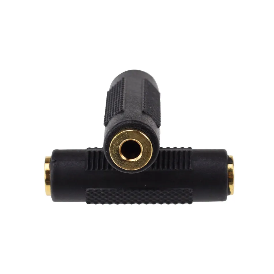 3.5mm Female to Female Stereo Coupler Plug Connector Socket Audio Adapter For Headset Earphone