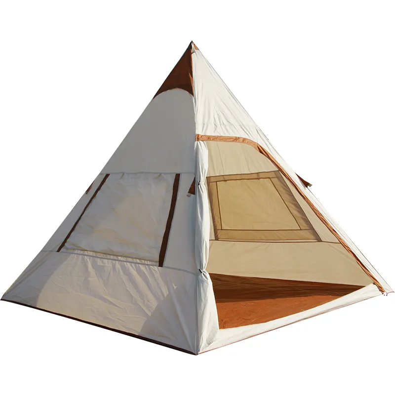 Tente pyramide ultralight Big Camping Teepikee 4 saison Dirigeant Tente Auvents d'abri