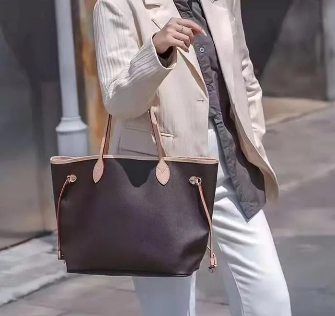 الكلاسيكية حمل حقيبة الأزياء زهرة حقائب جلدية المرأة عالية السعة مركب حقيبة تسوق حقائب الكتف حقائب محافظ براون