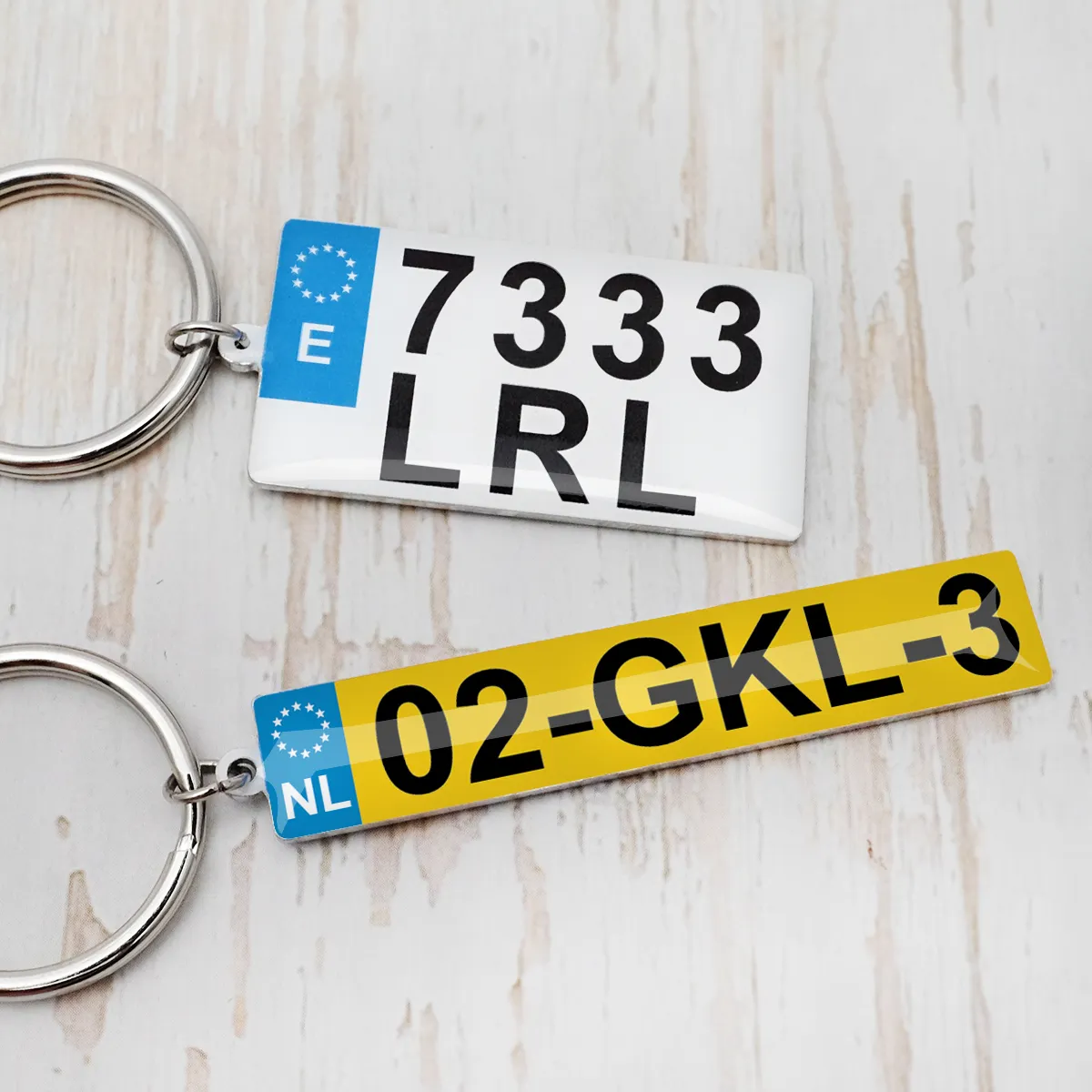 Personalisierter Auto Nummernschild Schlüsselanhänger