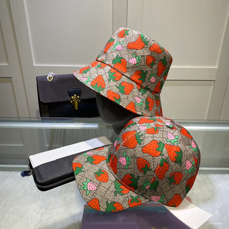 gucci strawberry bucket hat
