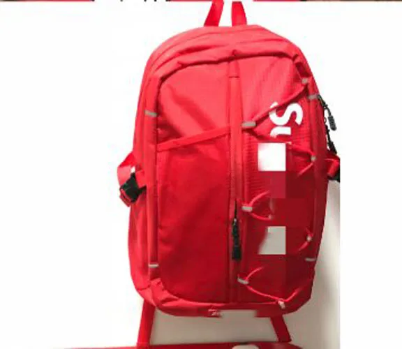 Supreme backpack sales ss17 red