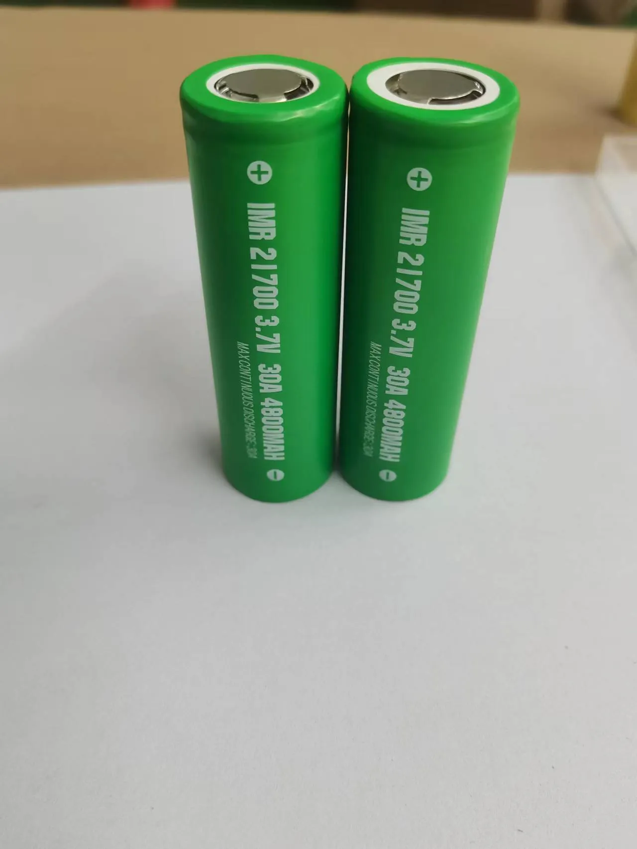 Batterie au Lithium IMR 20700 21700, or, 3200mAh, vert, 4800mAh, 3.7V, 30a, 40a, qualité supérieure