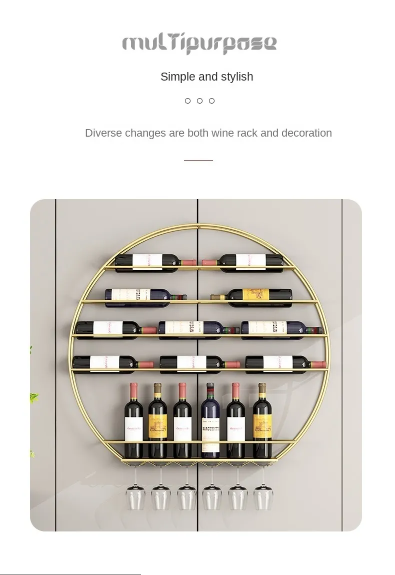 Wall Mounted Wine Rack European Style Simple Modern... From Luo09, $262 ...