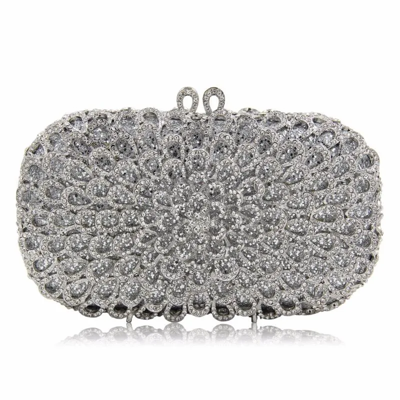 Evening Bags Luxury Bag Crystal Women Party Purse Ladies Wedding Bridal Formal Clutch Banquet Day Clutches BL087Evening