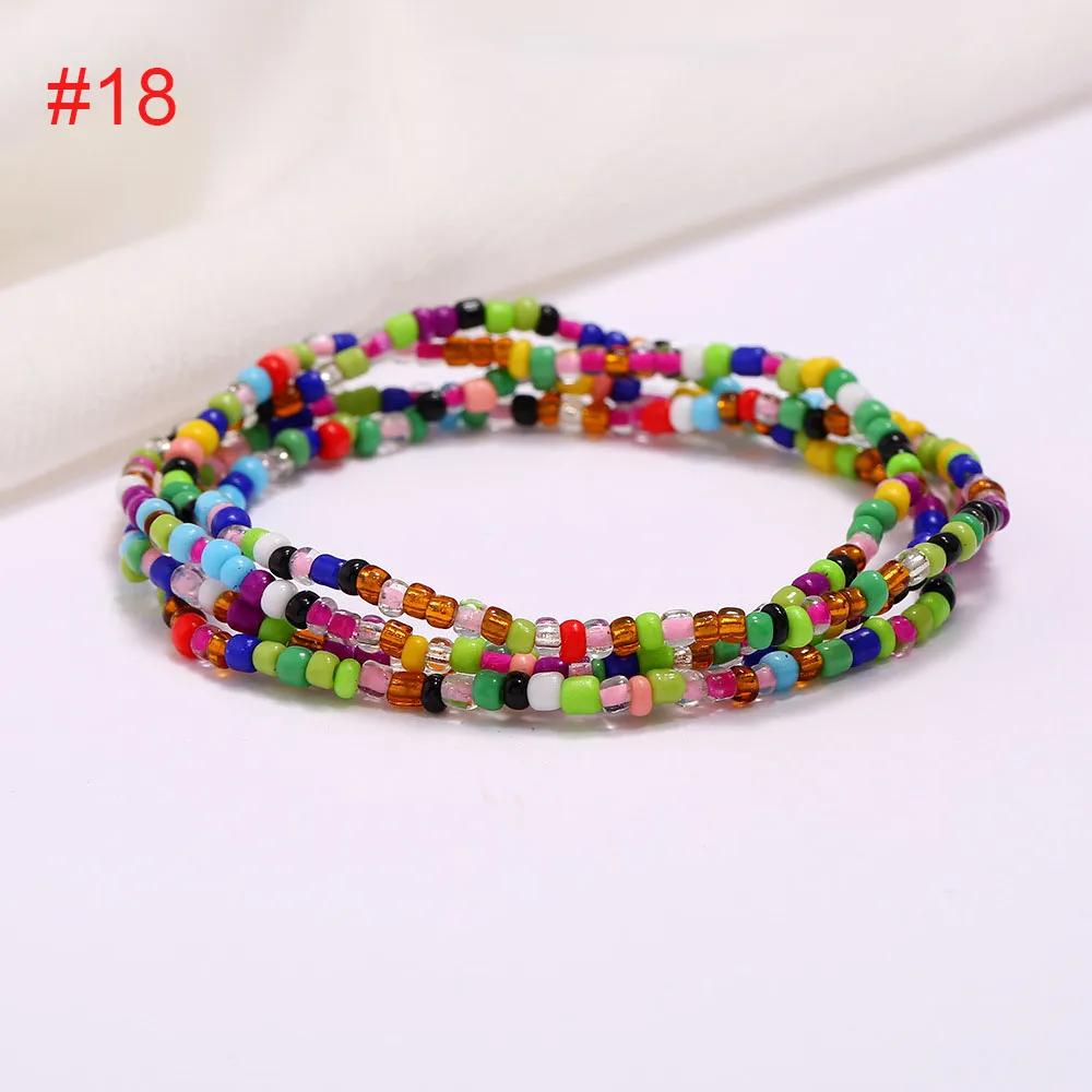12 Pieces Elastic Waist Bead Chains Summer Body Chains Colorful Belly Beads  African Bikini Jewelry Chains for Women and Girls : : Clothing,  Shoes & Accessories