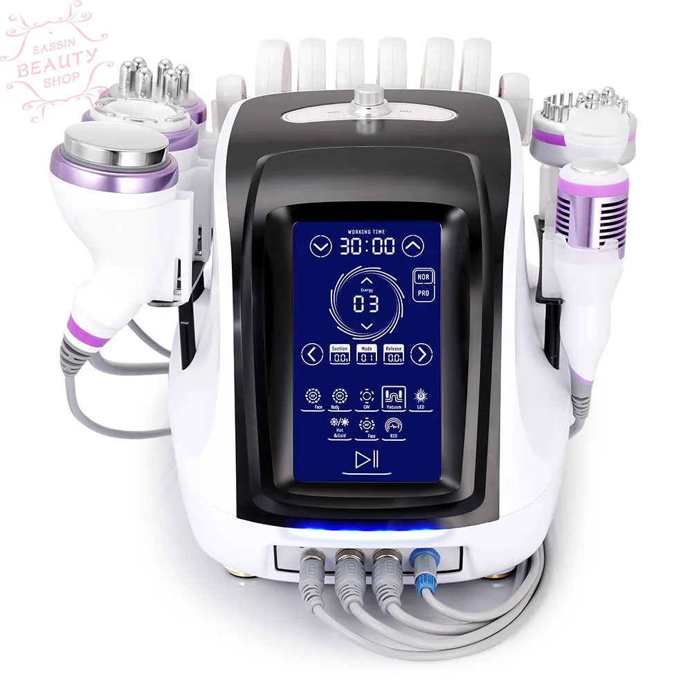 9 I 1 40K Ultrasonic Unoisetion Cavitation 2.0 Body Shaping Cellulite Removal RF Skin åtdragning