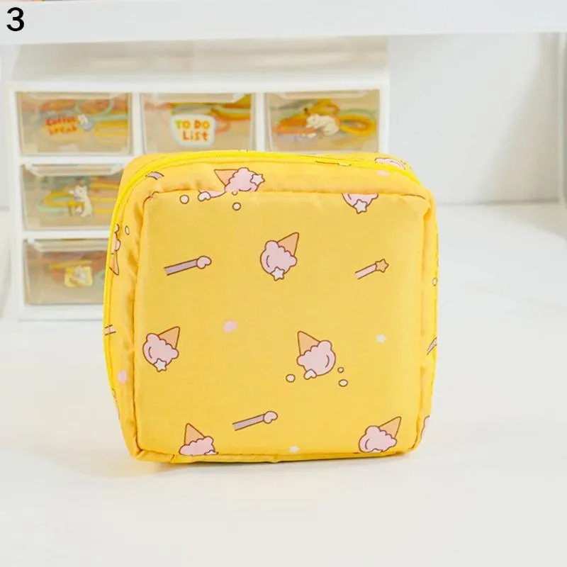 Blushbees Storage Bagss Waterproof Tampon Bag Sanitary Pads Coin Purse  Travel Portable Makeup Lipstick Pouch Cute Data Cables OrganizerStorage  From Sophine12, $11.43