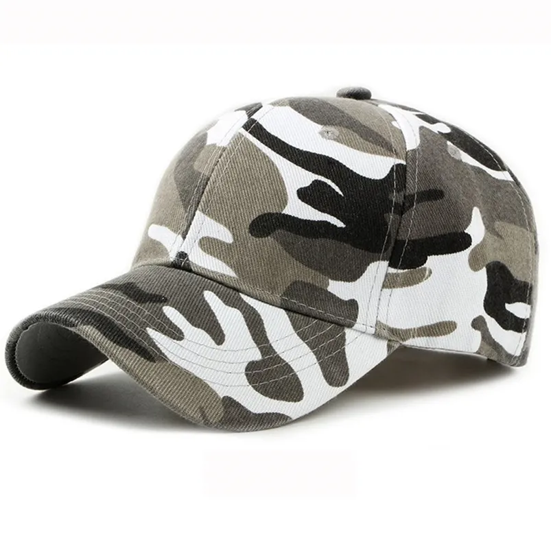 Zomer verstelbare honkbalcaps unisex sport buiten zonnebrandcrème quickdrying casual dames mannen camouflage hoeden 220812