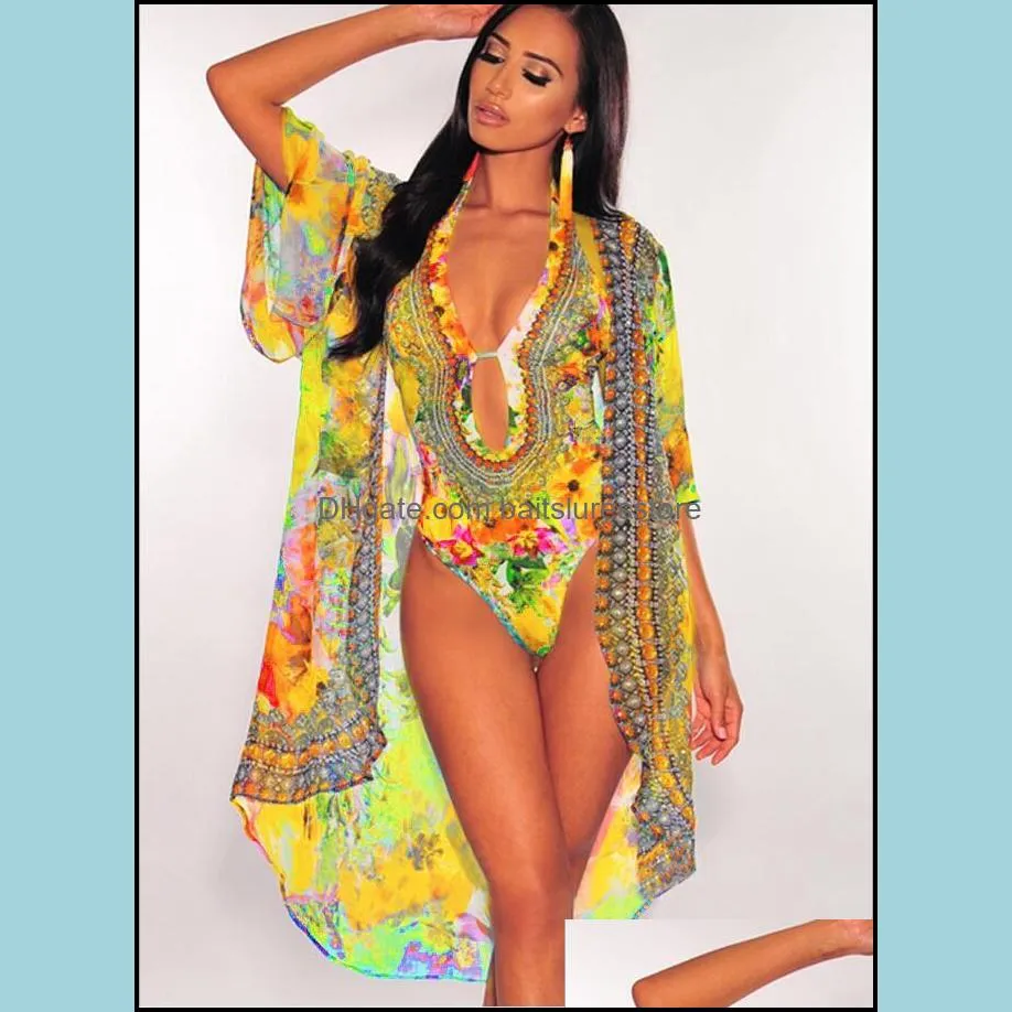 One Piece Swimsuits Cover Ups Sarong Large Size Women Covering Belly Conservative Milk Silk Chiffon Shawl and Bikini Sets Beachwear