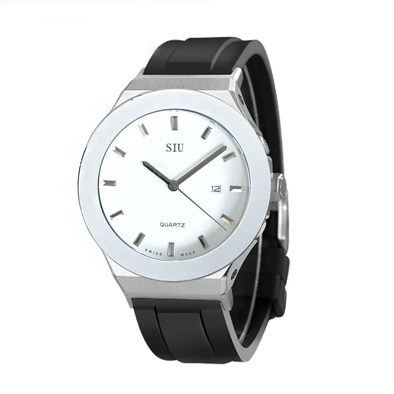 1PCS Design 2022 Watchs 'Watches Quartz Movement Leather وحزام المطاط لعملاء VIP Watch Watch Link