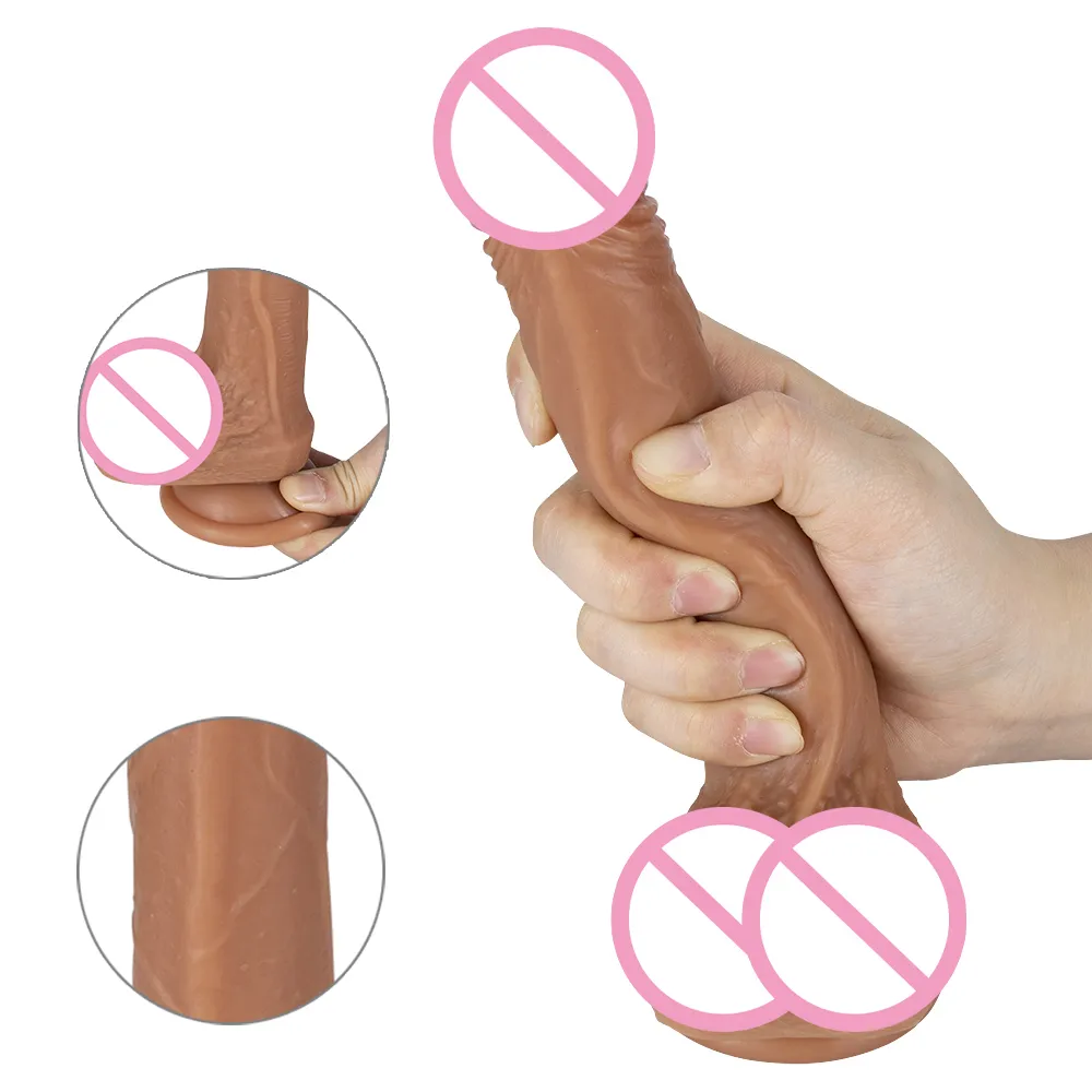 Silicone souple gode Simulation pénis femelle Masturbation outil produits pour adultes g-spot vagin stimulateur érotique sexy jouets pour femme