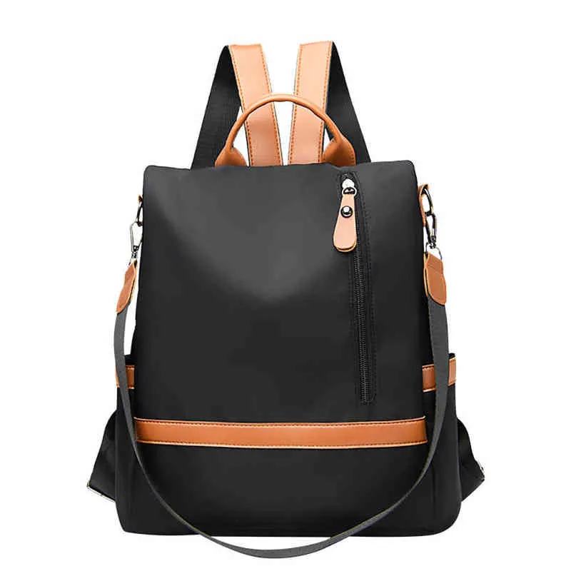 Preppy stil ryggsäck damer antitheft ryggsäck college flicka lätt hållbar bärbar laptop väska college ryggsäckar j220620