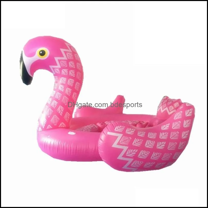 5M Swim Pool  Inflatable Party Bird Island Big size Horse boat  float Bird Island for 6-8person