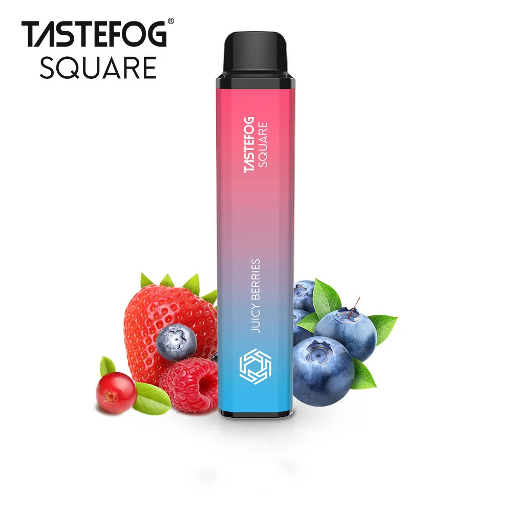 JC Tastefog SQUARE Rechargeable 3500puffs Jetable Pod Vape Kit Cigarette Électronique En Gros Avec Échantillon Gratuit