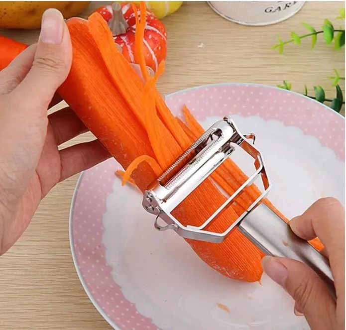 Stainless Steel Multi Function Vegetable Peeler And Cutter For Julienne,  Potato, And Carrot Grating Essential Kitchen Peeler Set From  Automaticallybe, $4.93