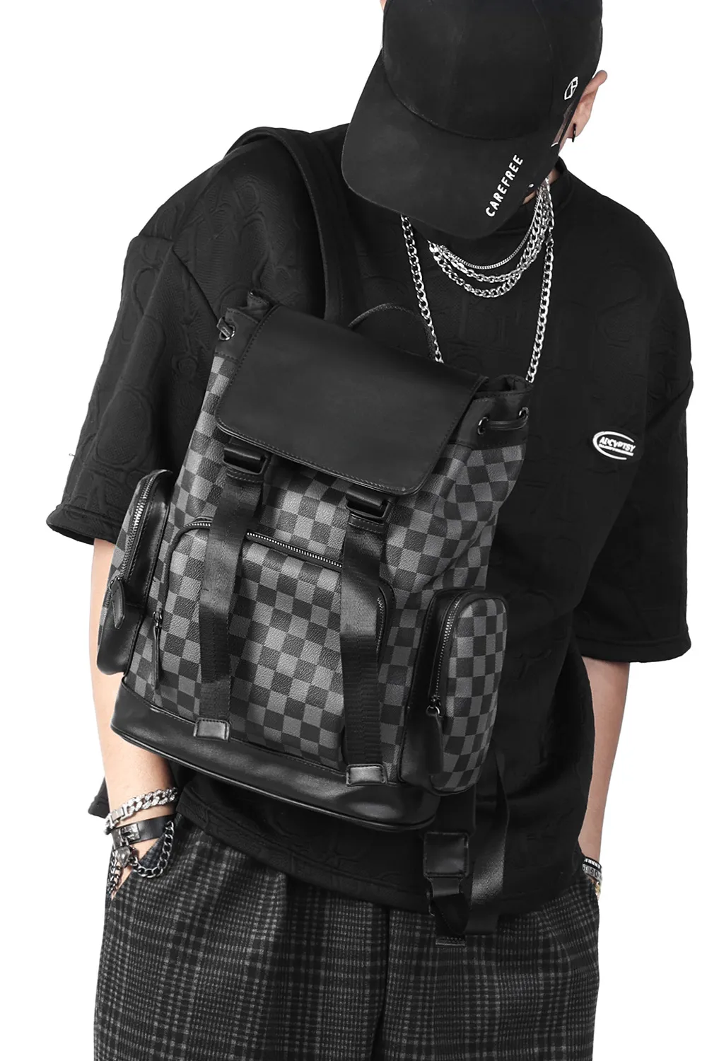 Luxury Men Large School Bags Capacity Leather Backpacks Fashion Anti-theft handbag Girls boys High Quality Women's Travel Bags