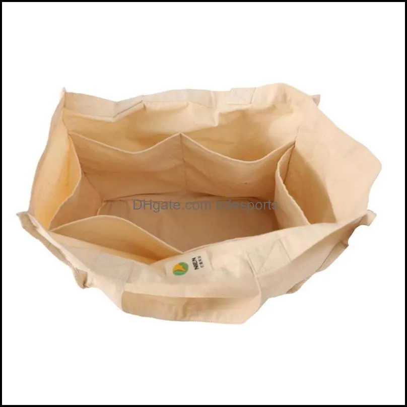 Storage Bags Canvas Bag Women Big Reusable Grocery Large Tote Cotton Shoulder Supermarket