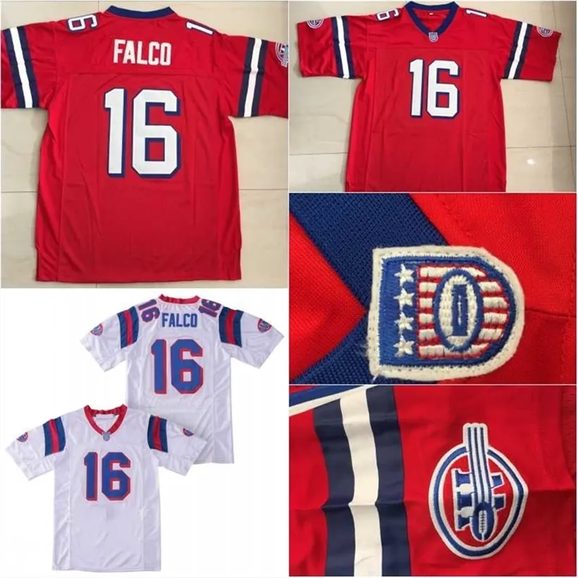 CEOA3740 Men Shane Falco #16 Red Szyg Film Keanu Reeves Shane Falco 16 Sentinels Jersey