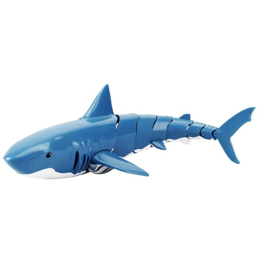 Télécommande électrique étanche 2.4G 4CH, Simulation RC bateau requin, piscine, salle de bains, jouets pour enfants, cadeau